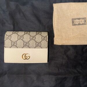 Brand new Gucci Bi color GG Marmont small wallet